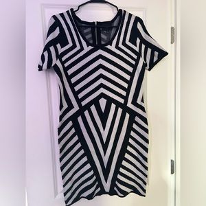 Black n White Sweater Dress